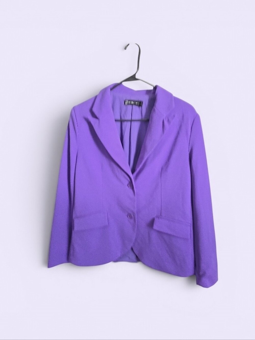 New York & Company Vibrant Purple Women's Blazer Jacket